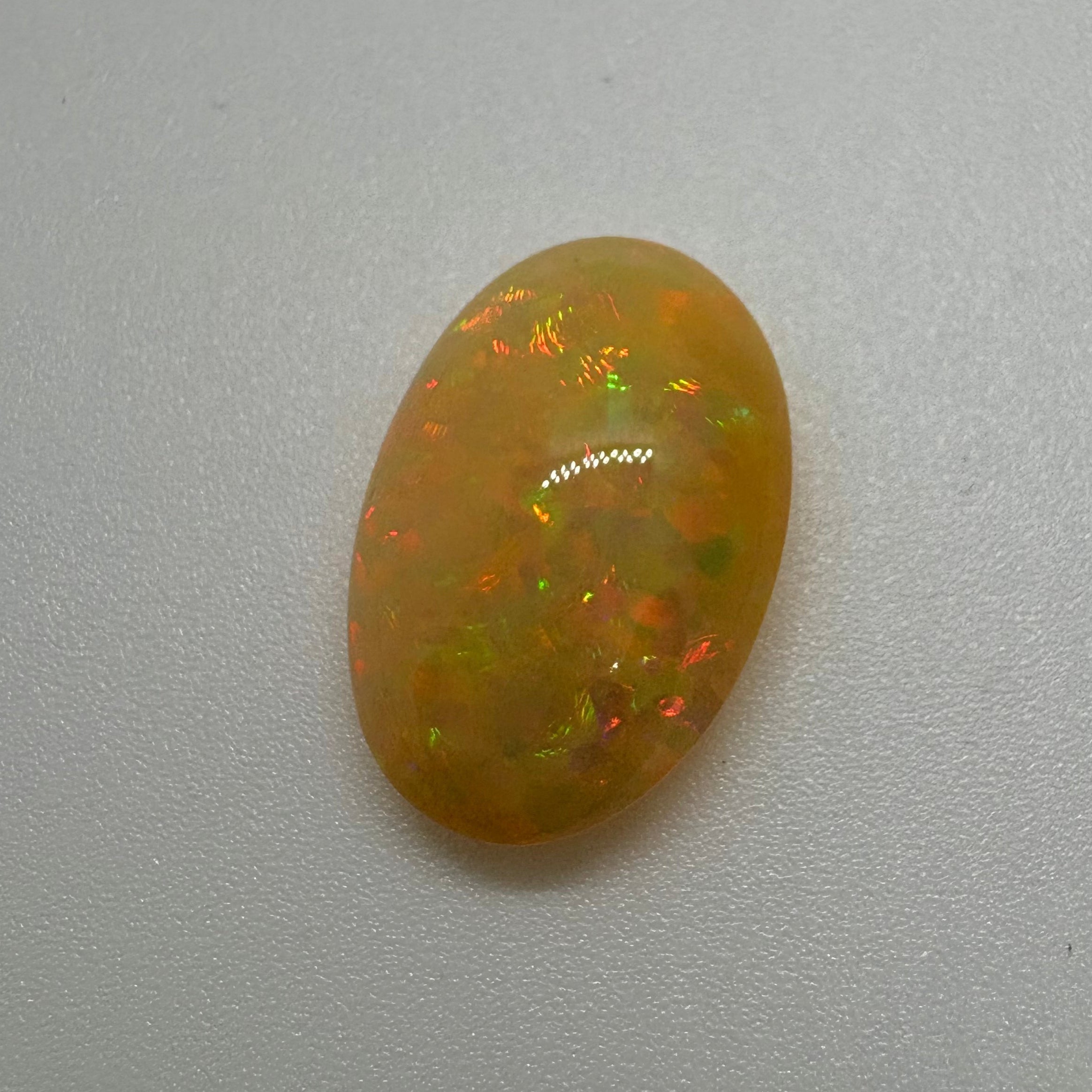 Natural Opal Gemstone – Loose Cabochon with Play of Color